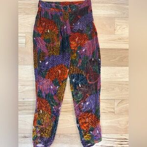 Farm Rio velvet pants size medium